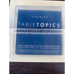 Couples Table Topics Questions to Start Great Conversations